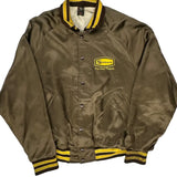 Aristo Jac Varsity Jacket - Large Brown Polyester