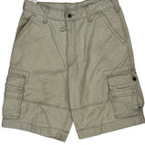 Unbranded Cargo Shorts - 34W 10L Beige Cotton