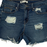Levis Denim Shorts - 31W UK 12 Blue Denim