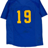 Soccer Nike Striped Jersey - Large Blue Polyester