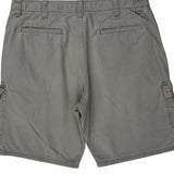 Wrangler Cargo Shorts - 36W 9L Grey Cotton