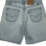 Levis Denim Shorts - 33W 8L Light Wash Denim