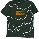 Hype Southpole T-Shirt - Large Green Cotton