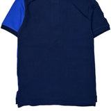Age 10-12 Number 3 Patch Polo By Ralph Lauren Polo Shirt - Medium Blue Cotton