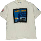 Grandma'S Marathon Finisher Hanes Single Stitch T-Shirt - Large White Cotton
