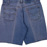Levis Denim Shorts - 36W 9L Blue Denim