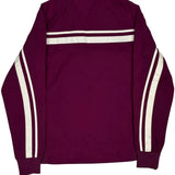 Nike Striped Track Jacket - XL White Polyester