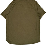 Carhartt T-Shirt - Large Green Cotton