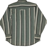 Wrangler Striped Shirt - 2XL Gray Cotton