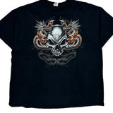 Unbranded Graphic T-Shirt - XL Black Cotton