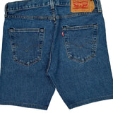 Levis Denim Shorts - 32W 9L Blue Cotton