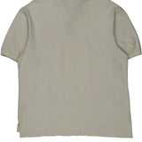 Tommy Hilfiger Polo Shirt - Medium Cream Cotton