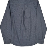 Levis Striped Shirt - Large Blue Cotton