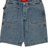 Replay Denim Shorts - 34W 11L Blue Denim