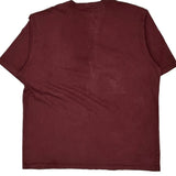 Carhartt T-Shirt - 2XL Burgundy Cotton