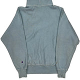 Reverse Weave Champion Hoodie - Small Blue Cotton