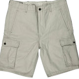 American Eagle Cargo Shorts - 34W 11L Beige Cotton