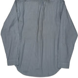 Ralph Lauren Striped Shirt - Large Blue Cotton