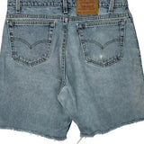 Levis Denim Shorts - 34W 9L Light Wash Cotton