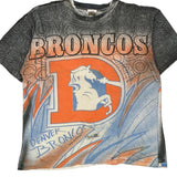 Denver Broncos Magic Johnson Single Stitch T-Shirt - XL Multicoloured Cotton
