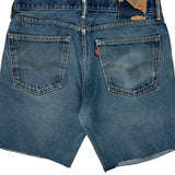 Levis Denim Shorts - 33W 10L Blue Cotton