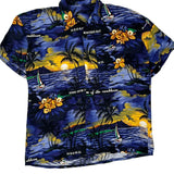 Unbranded Hawaiian Shirt - XL Blue Cotton