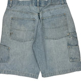 Steve And Barrys Carpenter Shorts - 35W 10L Light Wash Denim