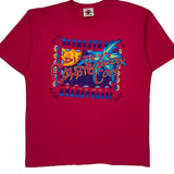Castaway Cay Disney Graphic T-Shirt - Large Pink Cotton