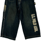 Age 3 U.S. Polo Assn. Cargo Jeans - XS Dark Wash Cotton