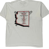 Arizona Invitational Fruit Of The Loom Graphic T-Shirt - XL White Cotton Blend