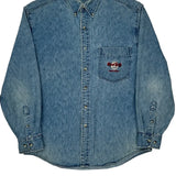 Hard Rock Cafe Denim Shirt - Medium Blue Cotton