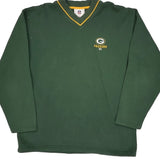 Denver Broncos NFL Sweatshirt - Large Green Polyester