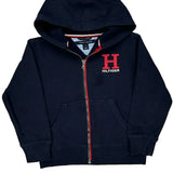 Age 5 Tommy Hilfiger Hoodie - Small Navy Cotton Blend