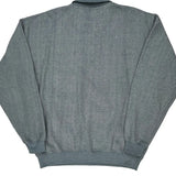 Orvis Collared Sweatshirt - Large Grey Cotton Blend