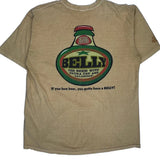 Vintage Crazy Shirts Graphic T-Shirt - XL Beige Cotton