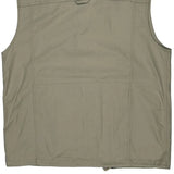 Vintage Columbia Gilet - Large Beige Cotton
