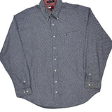 Tommy Hilfiger Checked Shirt - 2XL Blue Cotton