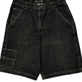 Guess Carpenter Shorts - 34W 12L Black Cotton