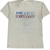 Mexico Fajer Graphic T-Shirt - XL White Cotton