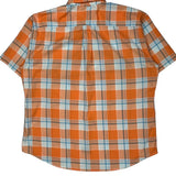 Tommy Hilfiger Checked Short Sleeve Shirt - 2XL Orange Cotton