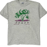 Canyonlands Half-Marathon Hanes Single Stitch T-Shirt - Large Grey Cotton