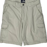 The North Face Cargo Shorts - 36W 10L Beige Cotton