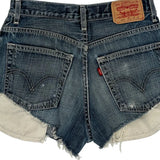Levis Denim Shorts - 27W UK 8 Blue Cotton
