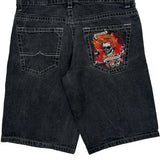 Avirex Graphic Denim Shorts - 38W 12L Gray Cotton