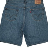 Levis Denim Shorts - 34W 10L Blue Cotton