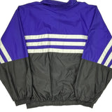 Adidas Striped Jacket - Large Block Colour Polyester