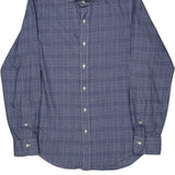 Polo By Ralph Lauren Checked Shirt - Small Blue Cotton