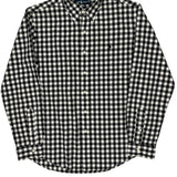 Ralph Lauren Checked Shirt - Large Black & White Cotton