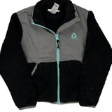 Age 4-5 Reebok Fleece Jacket - XS Black Polyester