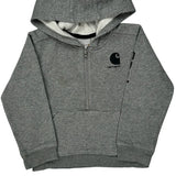 Age 3 Carhartt Hoodie - XS Gray Cotton Blend